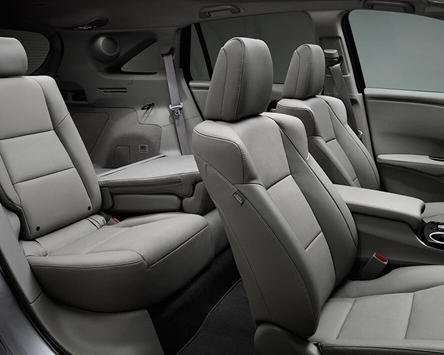 Acura interior view