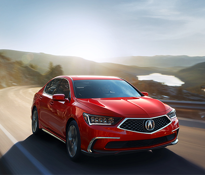 2019 RLX red on the road