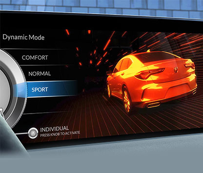 2022 TLX dynamic mode