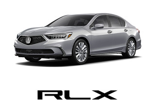 2024 Acura RLX Sport Hybrid on a white background.