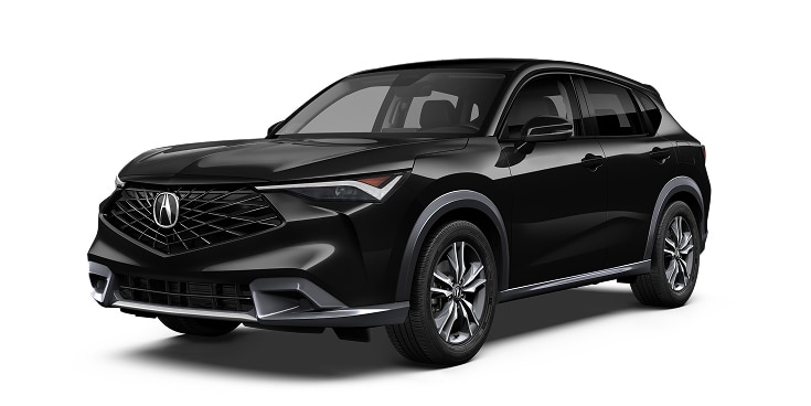 2026 Acura ADX in Crystal Black Pearl front three-quarter in a studio lighting (Premium Compact SUV) 2026 Acura ADX in Crystal Black Pearl front three-quarter in a studio lighting (Premium Compact SUV)